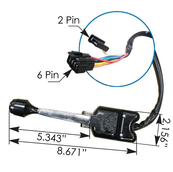 Turn Signal And Dimmer Switch for International/Grumman 1616317C91