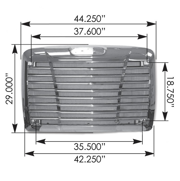 Freightliner Century Grill with Bug Screen