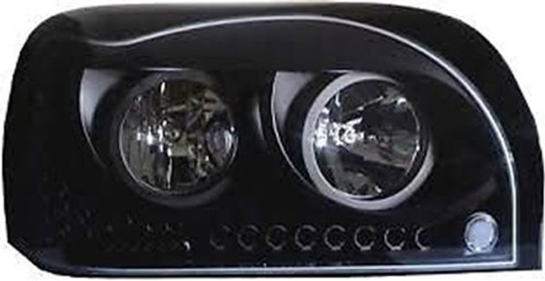 Freightliner Century Class Headlight With Amber LED DayLight & Turn Signal LED, Passenger Side