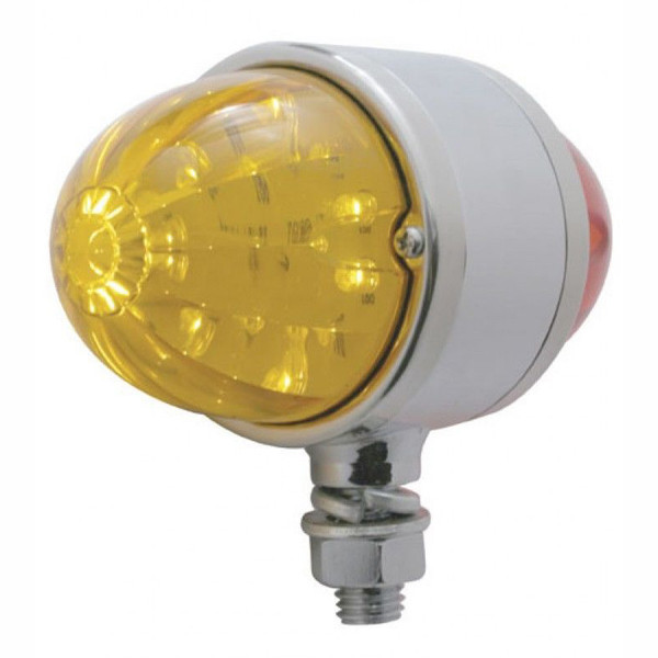 17 LED Watermelon Double Face (Amber/Red) Truck-Lite Style Cab Light