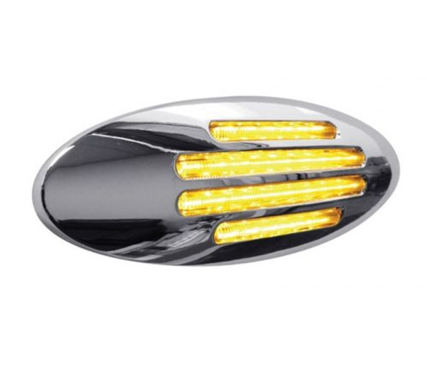 FLATLINE MARKER LIGHT (30 LED) AMBER LED w/ AMBER LENS