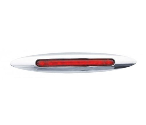 Flatline Slim Marker Light - Red LED (9 Diodes) with Red Lens
