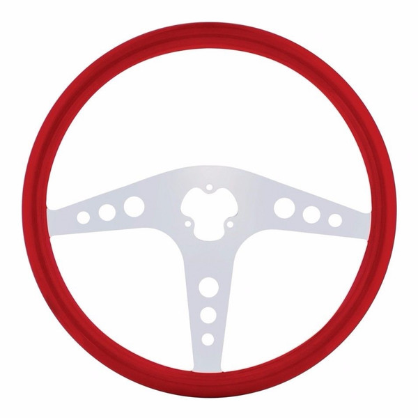18" GT steering wheel for Peterbilt, Kenworth, Freightliner, International, Red
