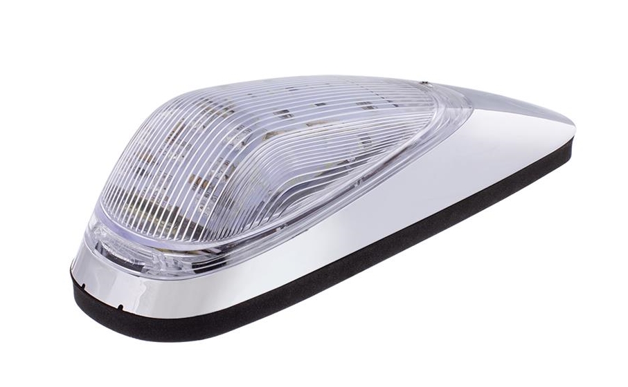 19 LED Grakon 2000 Cab Light for Perterbilt 387 Amber LED with Clear