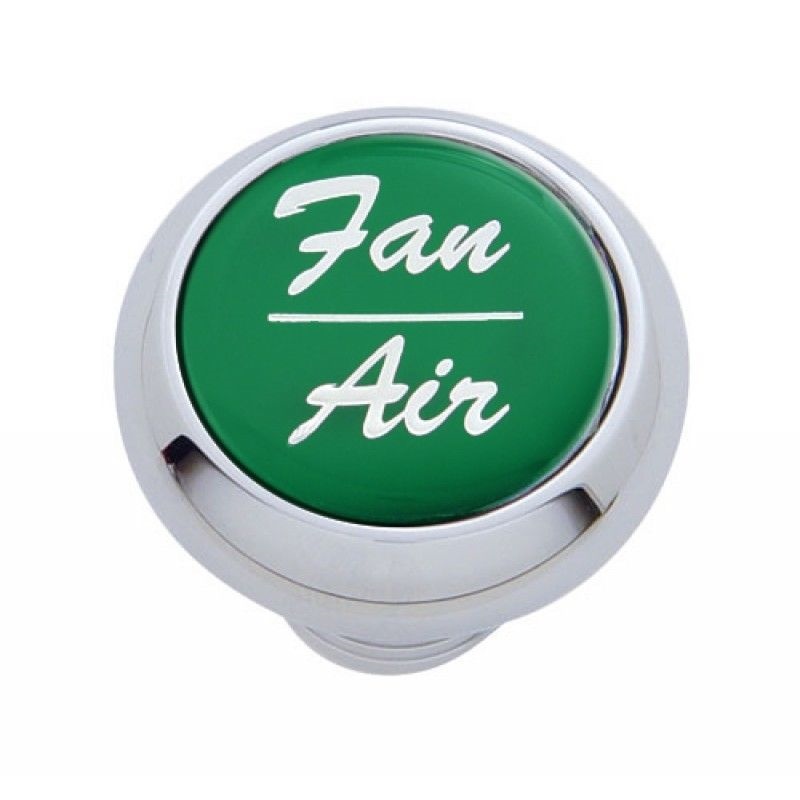 Fan/Air Deluxe Dash Knob with Glossy Sticker for Peterbilt & Kenworth