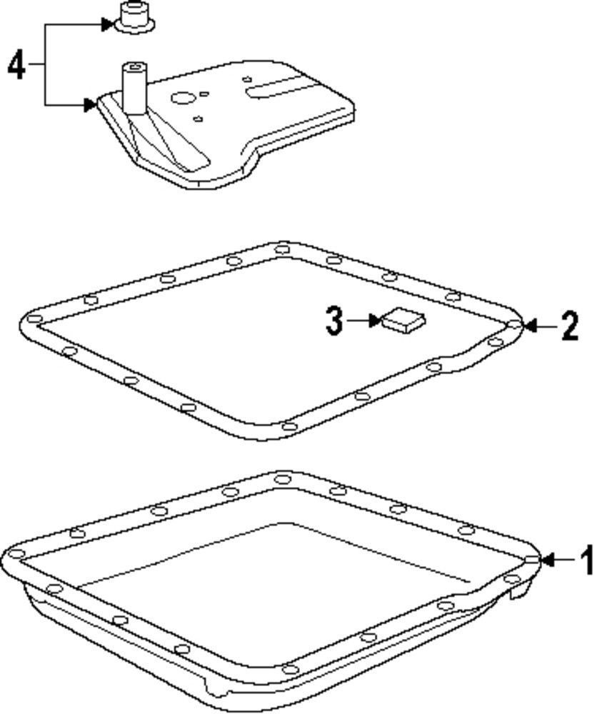 Allison 1000/2000/DURAMAX SERIES Oil Pan Gasket 29549684 UATPARTS