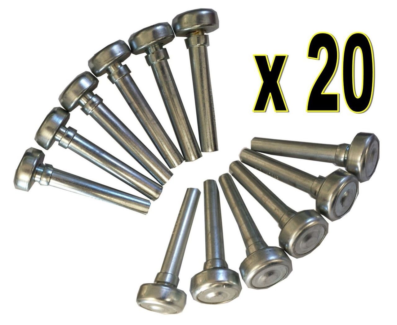 Todco 1" Door Rollers (20 PCS) Style Box Truck Trailer Overhead Roll Up