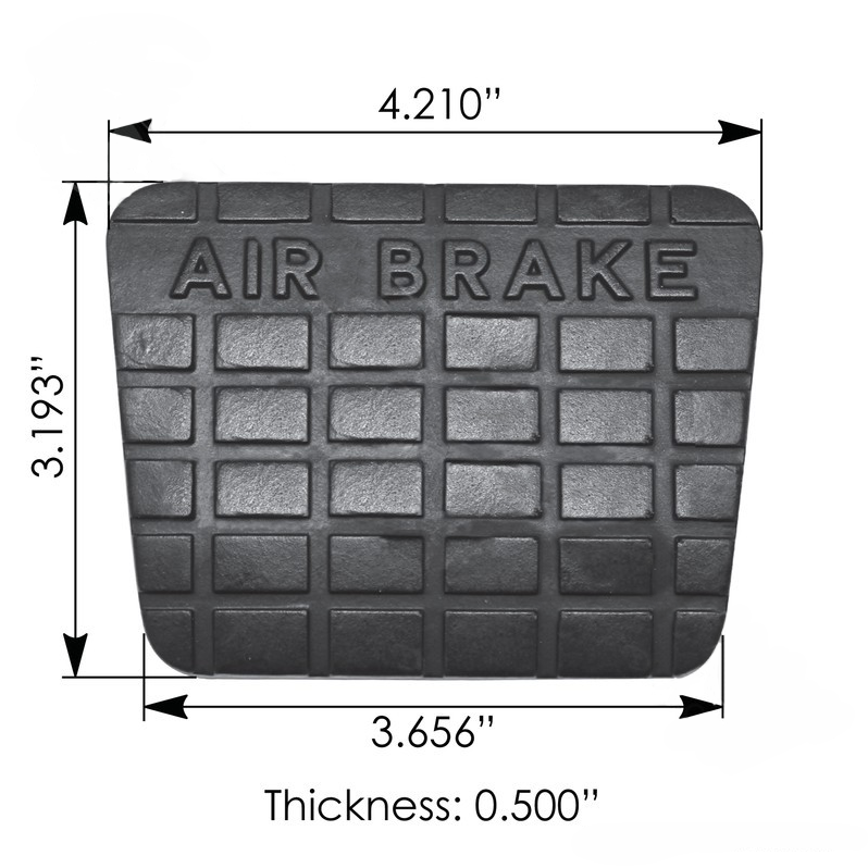 Western Star Brake Pedal Pad Rubber Replacement Pads (PAIR) Semi