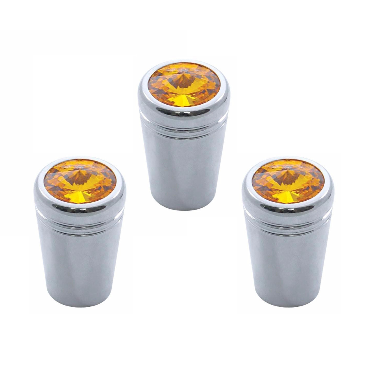 Toggle Switch extensions for Peterbilt, Mini Purple Jewel Chrome