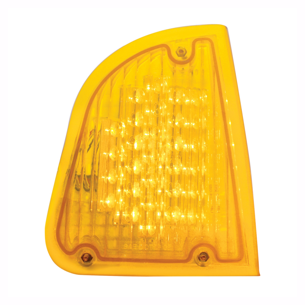 Kenworth 29 LED T600 Turn Signal, Amber LED with Amber Lens, Passenger