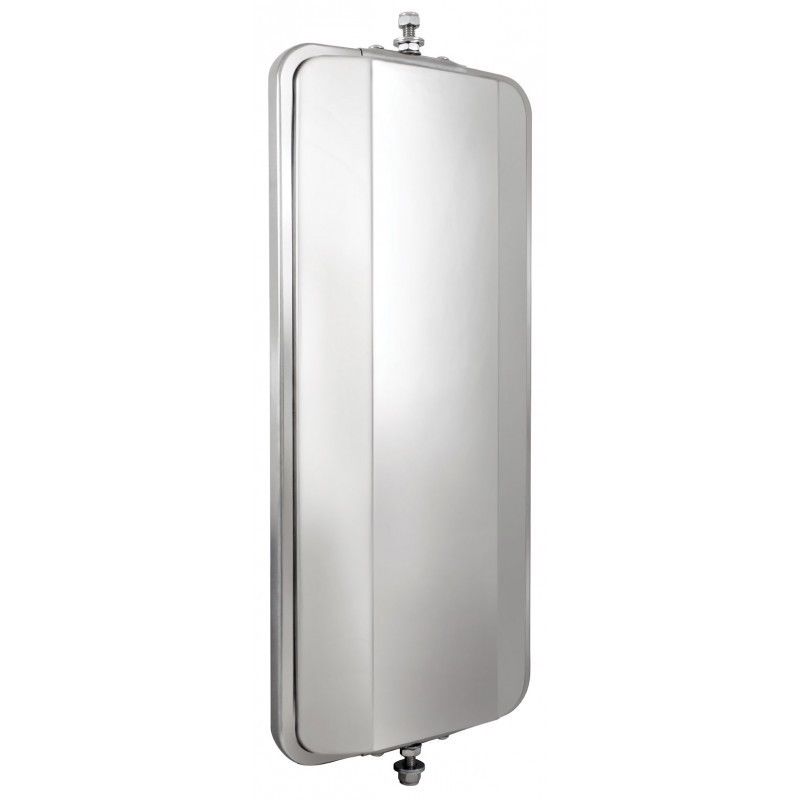 United Pacific 7 x 16 18 LED Stainless Steel Heated West Coast Mirror 86501B
