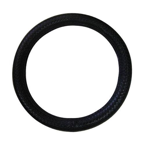 Black Woven Style Steering Wheel Cover for Freightliner Kenworth