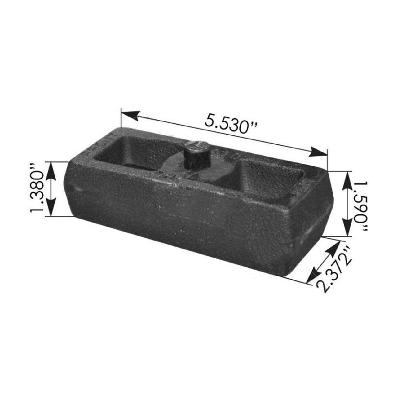 1.5 Inch Leaf Spring Lift or Lowering Blocks 11/2" (PAIR) Heavy Duty