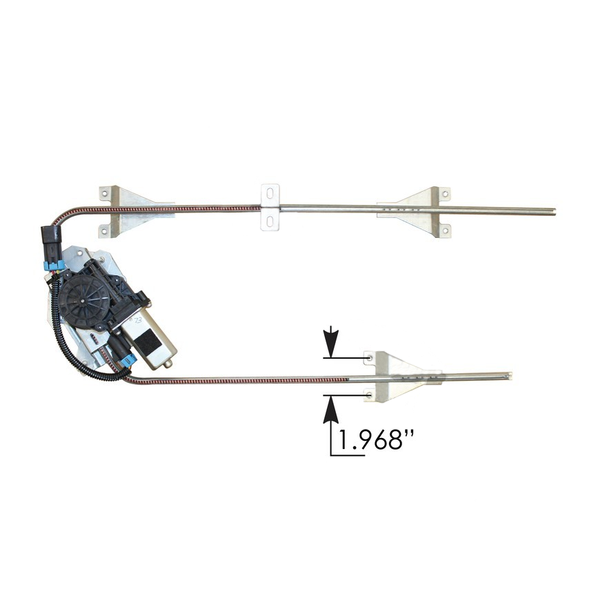 Power Window Regulator & Motor Driver Side Left for International Truck