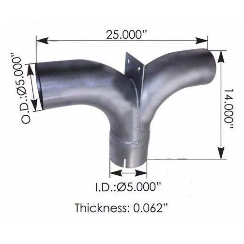 Fuel Return Flow Splitter High Flow Peterbilt, kemworth, freightliner
