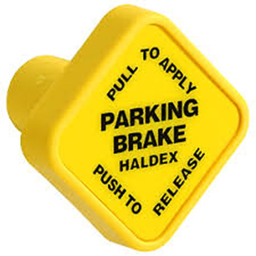 Midland KN20901 Yellow Diamond Parking Brake Knob for Push Pull Valves