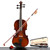 New 1/4 Acoustic Violin Case Bow Rosin Natural