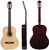 JMFinger Full Size Classical Guitar 39 inch Guitar for Beginners with Gig Bag, Strap, Picks, 3 in 1 Metronome&Tuner,Natural