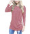 Women's Tunic Casual Long Sleeve Round Neck Loose Tunic T Shirt Blouse Tops