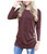 Women's Tunic Casual Long Sleeve Round Neck Loose Tunic T Shirt Blouse Tops