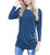 Women's Tunic Casual Long Sleeve Round Neck Loose Tunic T Shirt Blouse Tops