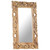Hand Carved Mirror Brown 31.5"x19.7" Solid Mango Wood