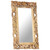 Hand Carved Mirror Brown 31.5"x19.7" Solid Mango Wood