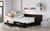 Wooden Daybed with Trundle Bed and Two Storage Drawers , Extendable Bed Daybed,Sofa Bed with Two Drawers