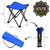 Outdoor Picnic Foldable Multi-function Rolling Cooler Upgraded Stool Red XH