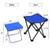 Outdoor Picnic Foldable Multi-function Rolling Cooler Upgraded Stool Red XH