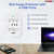 6 Outlet Wall Plug Extender with 4 USB Ports (4.8A Total), Multi Plug Outlet Adapter Wall Surge Protector 15A Electrical Outlet Expander with USB Ports 5 Core WMS 6S 4USB