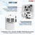 Charger Universal Adapter Multi Outlet Port 4 USB Phone Power All in One Multi Cable Multiple Phone Charge 2.1 Amp Wall Plug White 5 Core UTA W