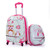 2 PCS Kids Luggage Set, 12" Backpack and 16" Spinner Case with 4 Universal Wheels, Travel Suitcase for Boys Girls