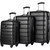 3 in 1 Luggage Set Hardside Spinner Suitcase with TSA Lock