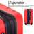 3 in 1 Luggage Set Hardside Spinner Suitcase with TSA Lock