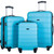 3 in 1 Luggage Set Hardside Spinner Suitcase with TSA Lock