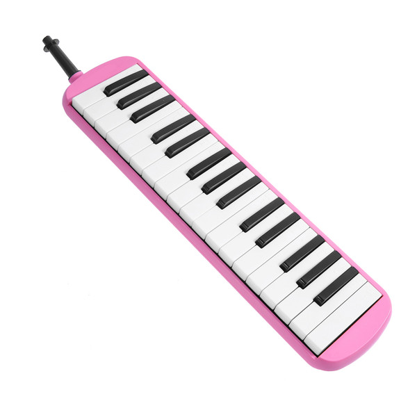32 Keys Melodica Pianica Piano Style Keyboard Harmonica Mouth Organ with Mouthpiece Cleaning Cloth Carry Case for Beginners Kids Musical Gift