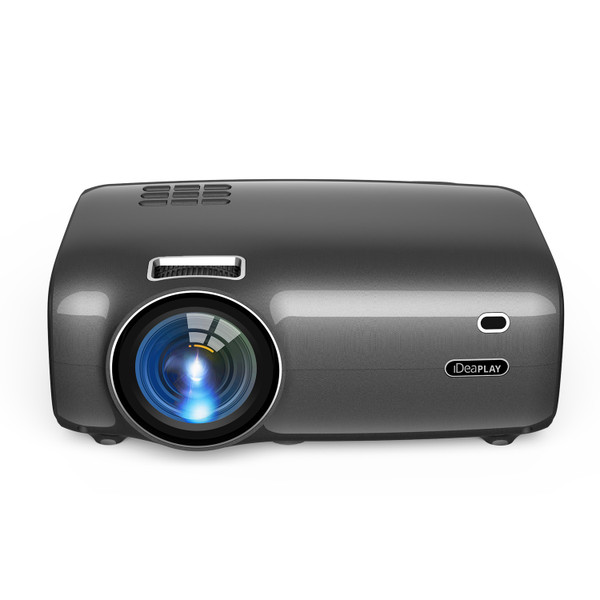IDEAPLAY PJ20 HD Projector with Native Resolution 1280x720 & Resolution Input Supports: 720p, 1080i, and 1080p - Video Projector Compatible with Phone, PC, TV, Stick and PS4