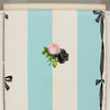 1950s Vintage Wallpaper Pink Black Rose Black Ribbon
