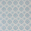 1970s Vintage Wallpaper Blue Geometric on White
