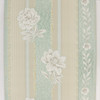 1940s Vintage Wallpaper White Flowers on Green