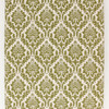 1960s Vintage Wallpaper Green Damask Design