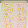 1970s Vintage Wallpaper Retro Pink and Yellow Flowers