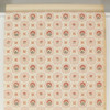 1930s Vintage Wallpaper Geometric Red Floral on Pink