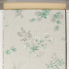 1940s Vintage Wallpaper White Flowers on Gray