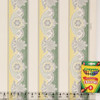 1950s Vintage Wallpaper Border Green and Yellow