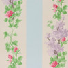 1950s Vintage Wallpaper Lilacs and Roses--Made in France