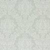 1950s Vintage Wallpaper Floral Damask on Green