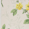 1960s Vintage Wallpaper Yellow Roses