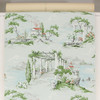 1950s Vintage Wallpaper Scenic Island Beauty